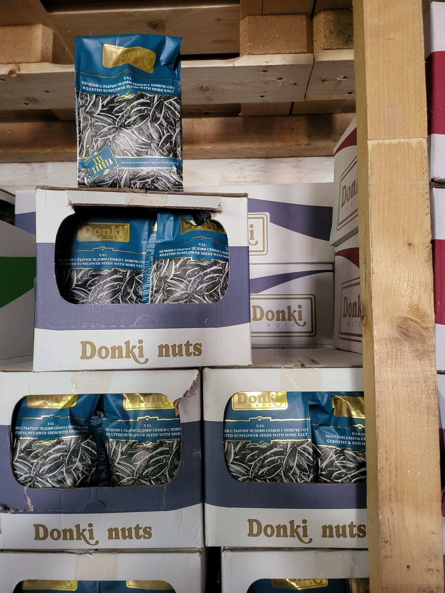 Donki Nuts – XXL Sonnenblumenkerne geröstet mit extra Salz, 140 g