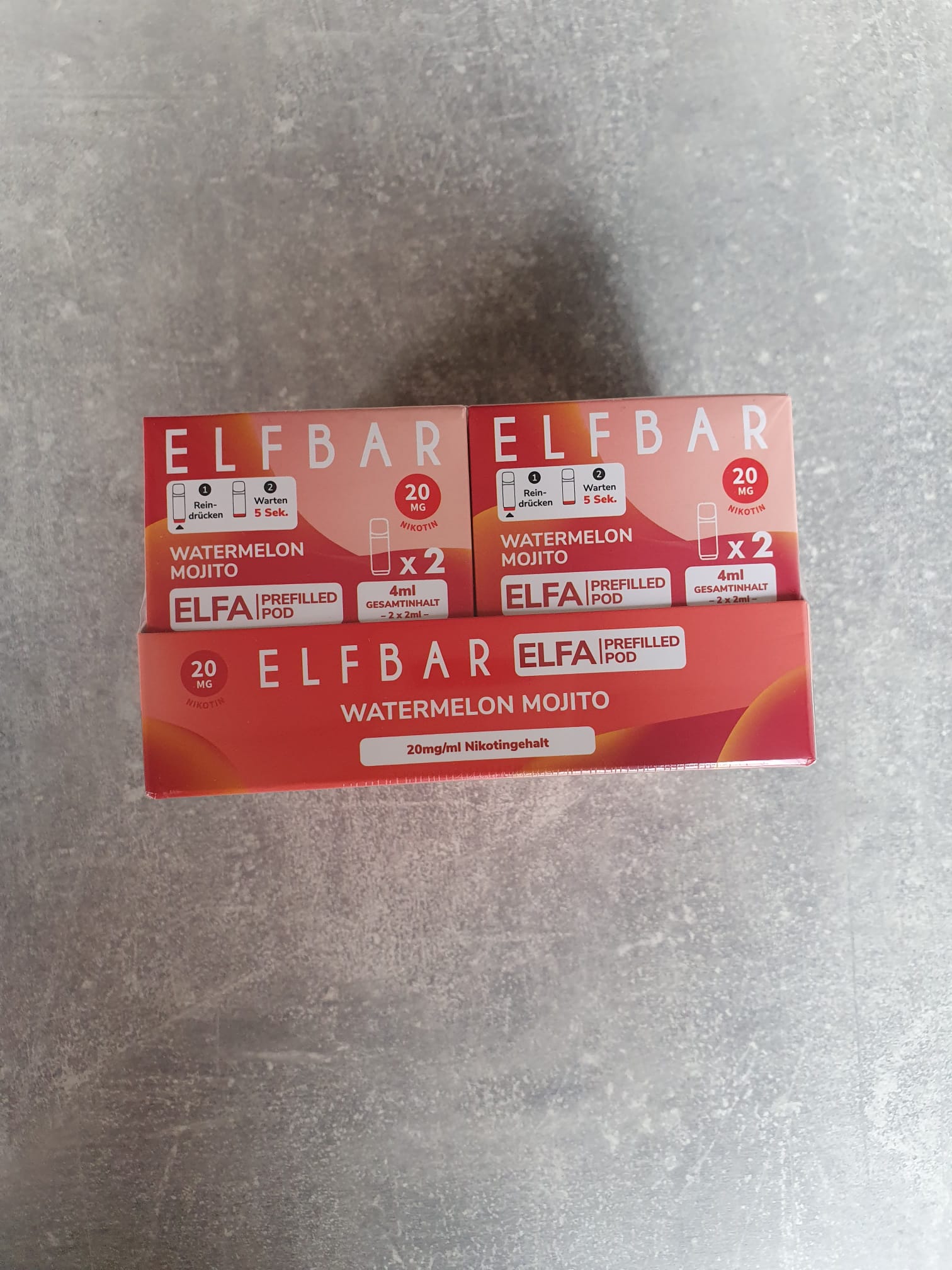Elfbar ELFA Prefilled Pods – 10 x 2er – verschiedene Sorten