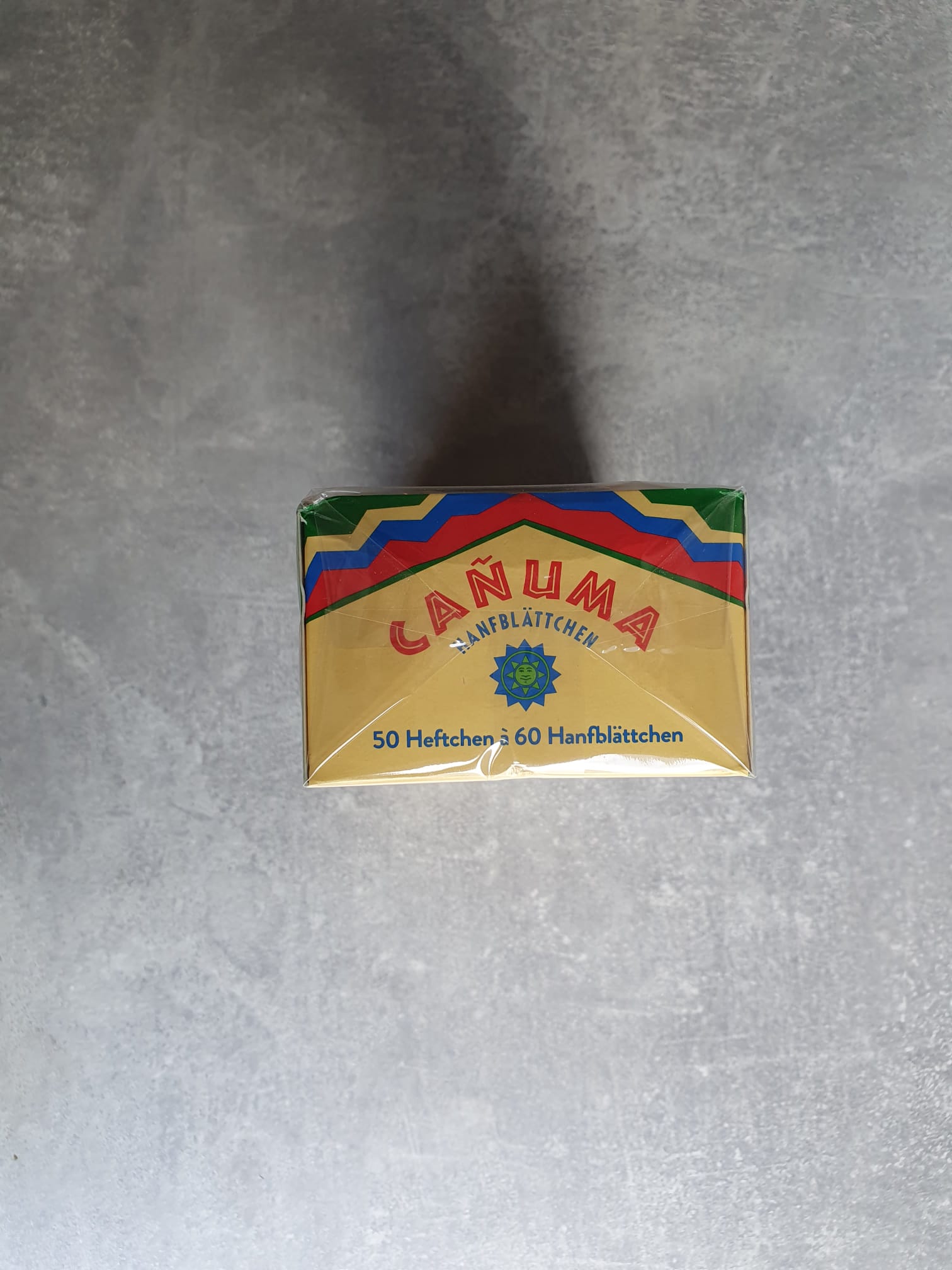 Cañuma Hanfblättchen – 50 Heftchen à 60 Blättchen (Großpackung)