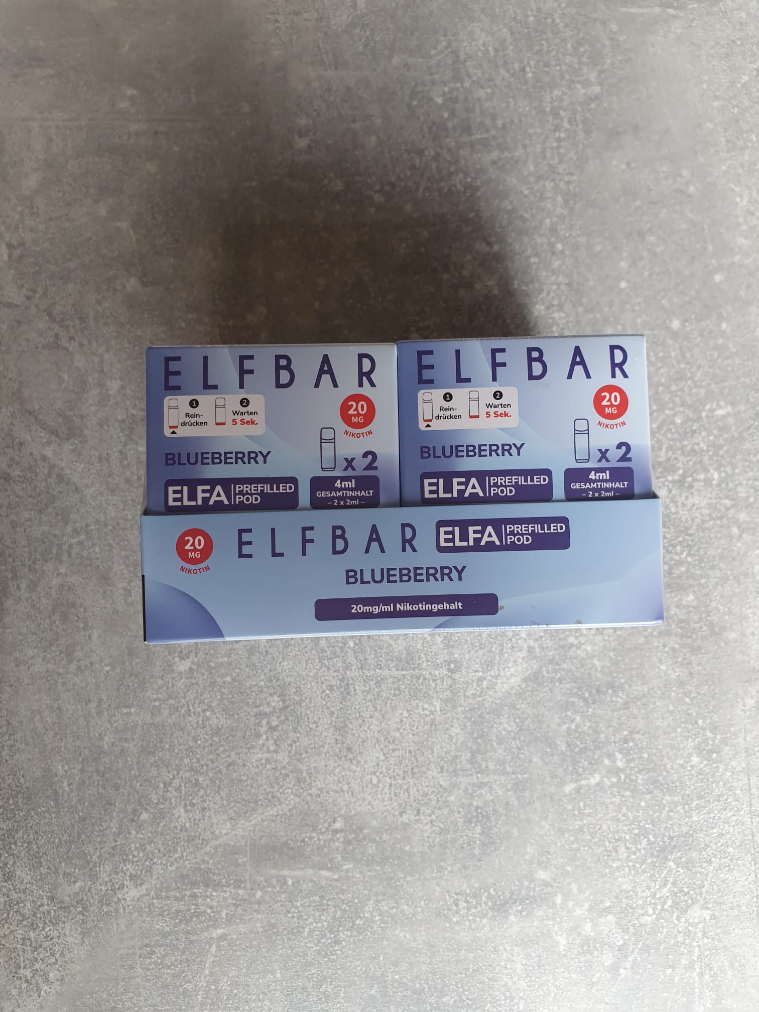 Elfbar ELFA Prefilled Pods – 10 x 2er – verschiedene Sorten