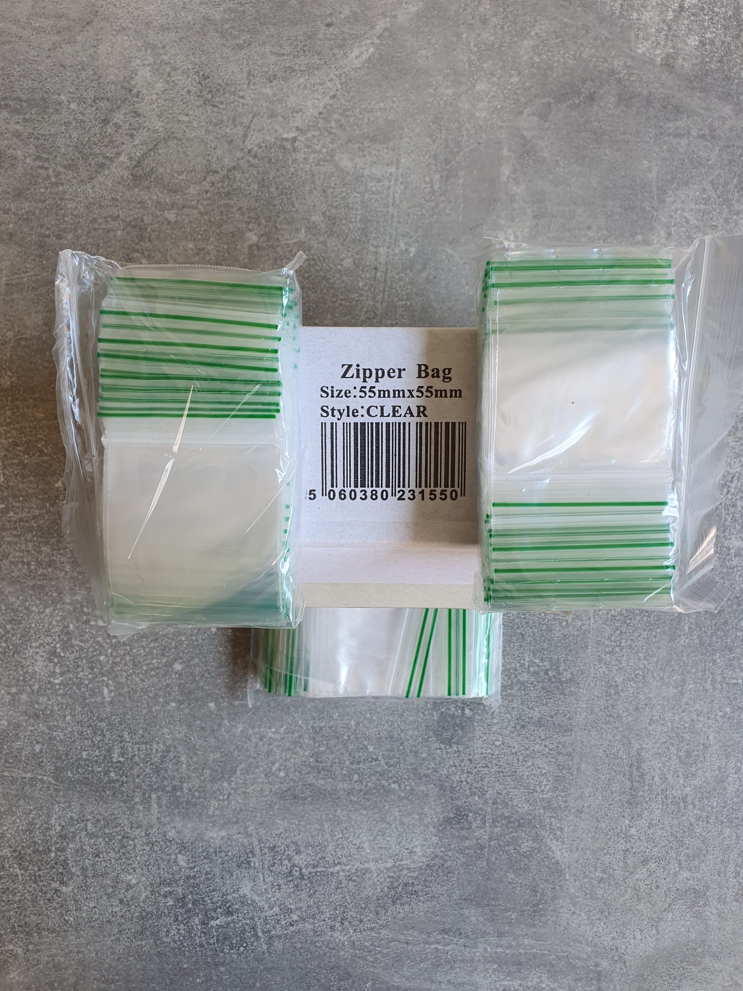 Zipper Bag Transparent - 45mm 55mm und 70mm (1000 Stück)