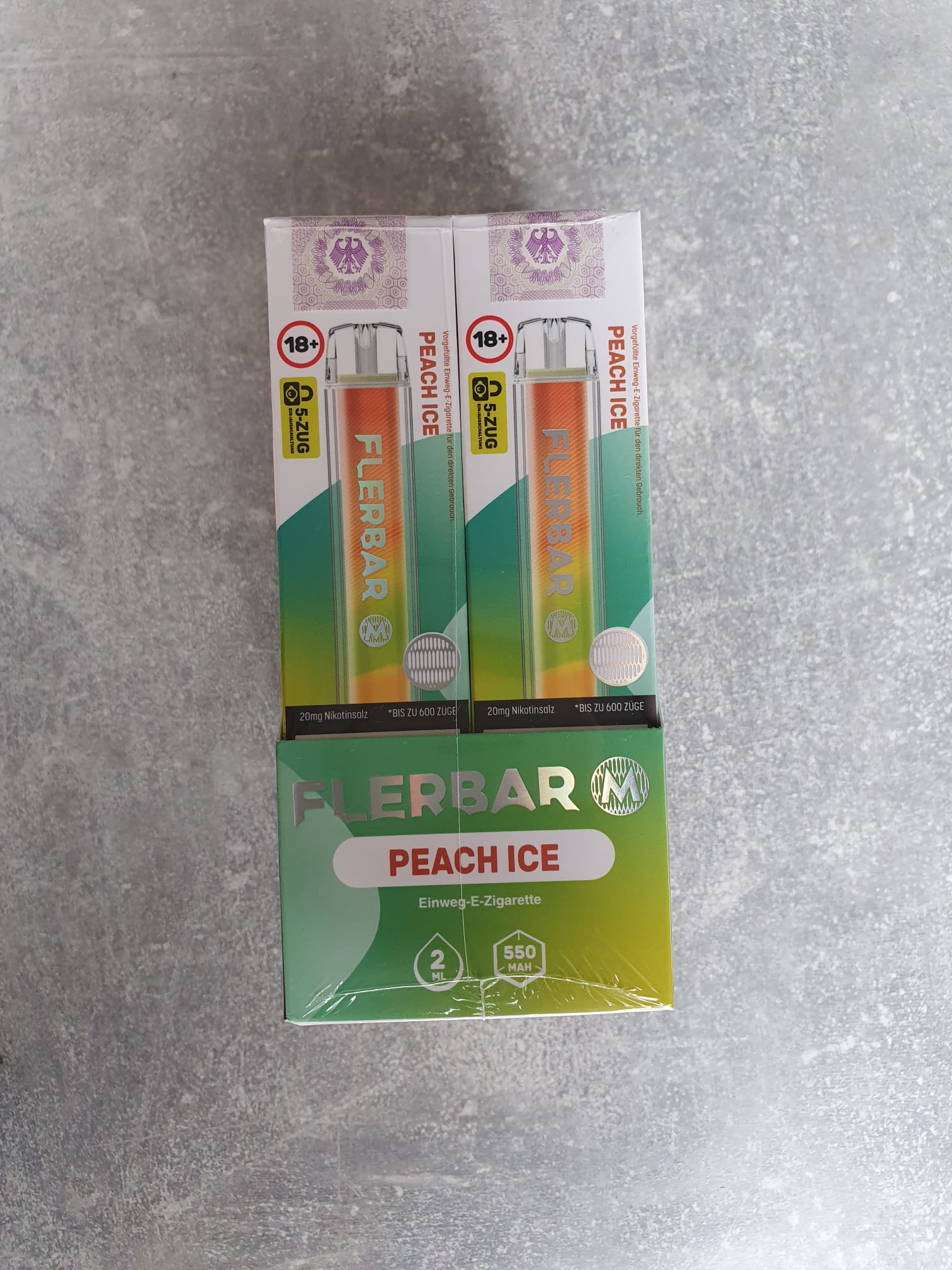 Flerbar Disposable E-Zigarette – 20 mg | 10 Stück bis zu 600 Züge (verschiedene Sorten)