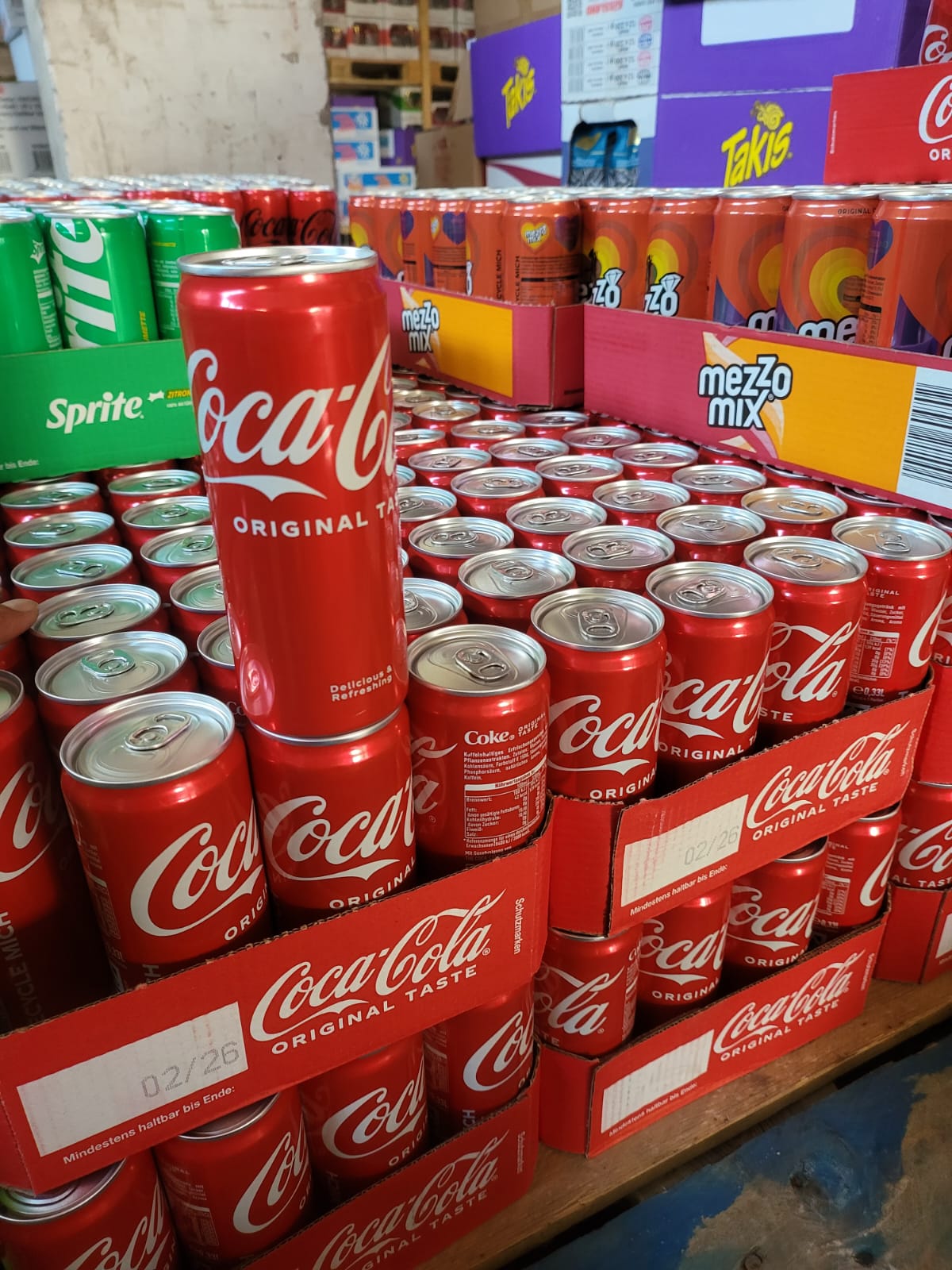 Softdrinks – 24 Dosen à 330 ml (1x24) – nur Abholung