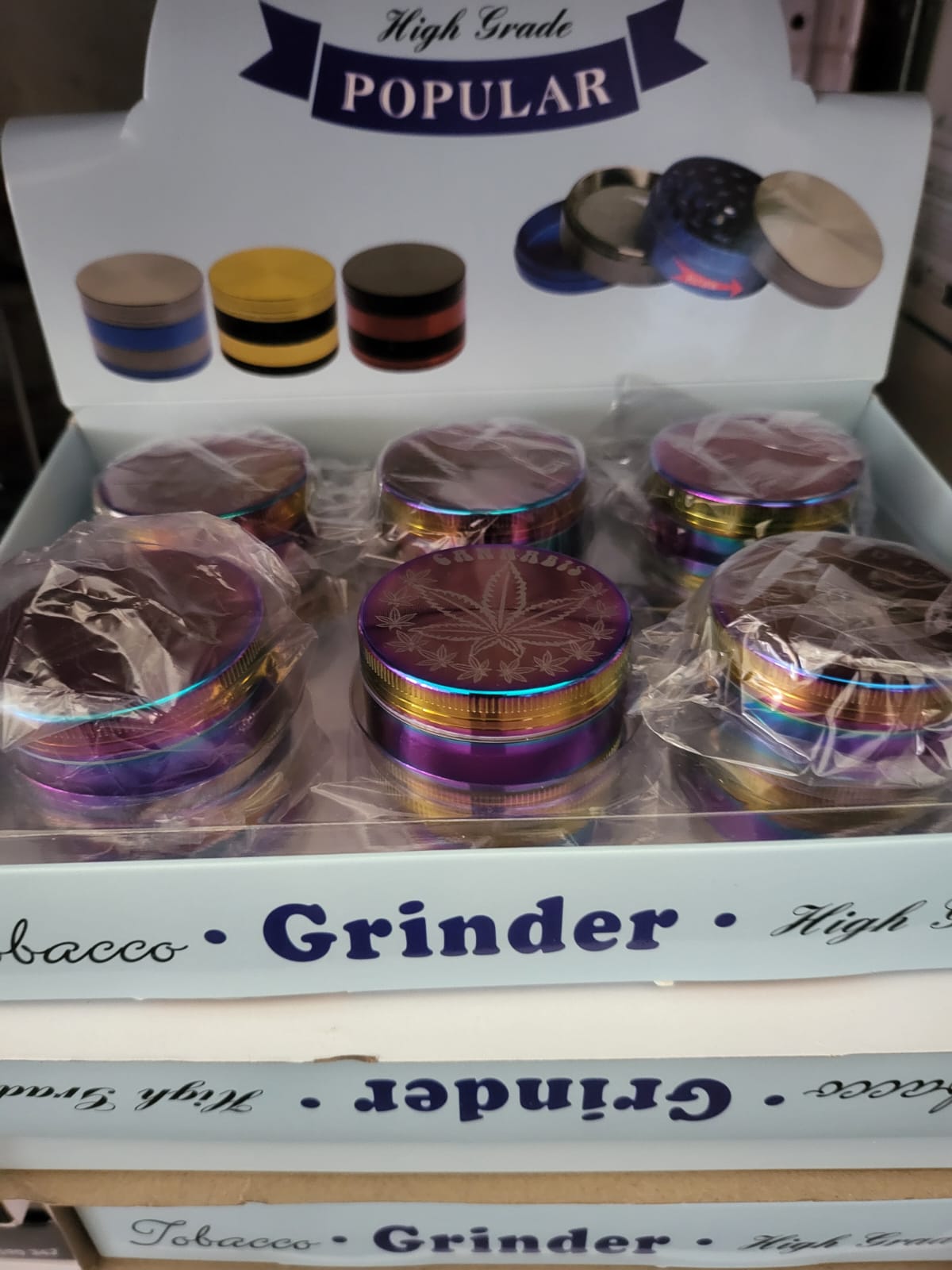 High Grade Metall Grinder – Tabakmühle, verschiedene Designs (Einzelstück)