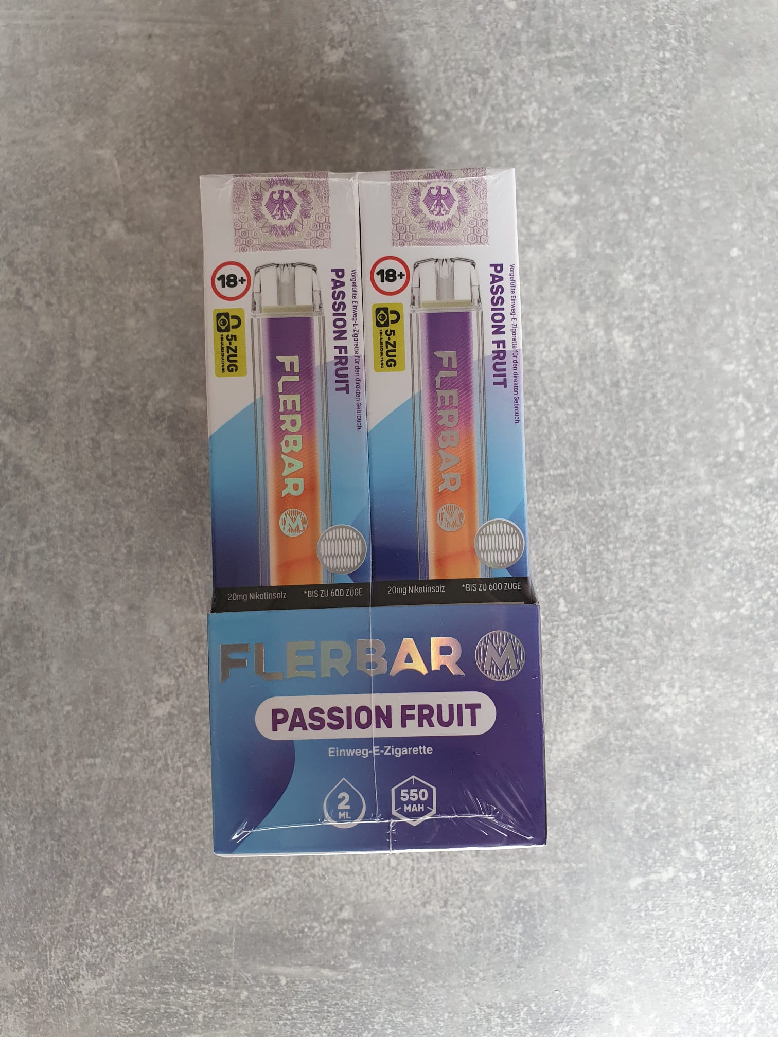 Flerbar Disposable E-Zigarette – 20 mg | 10 Stück bis zu 600 Züge (verschiedene Sorten)