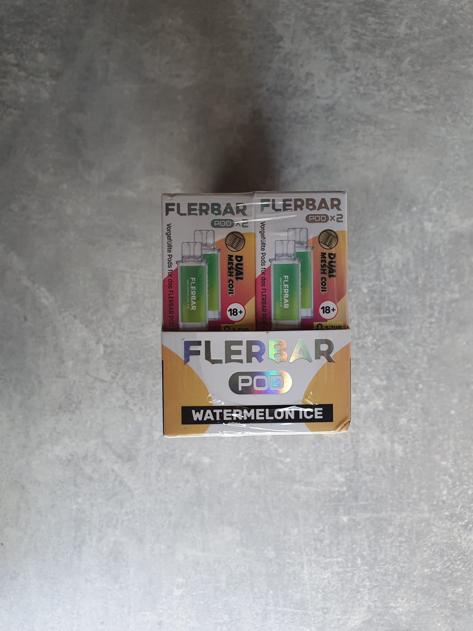 Flerbar Pod – 10 x 2er Pack Pods mit Dual Mesh Coil (verschiedene Sorten)