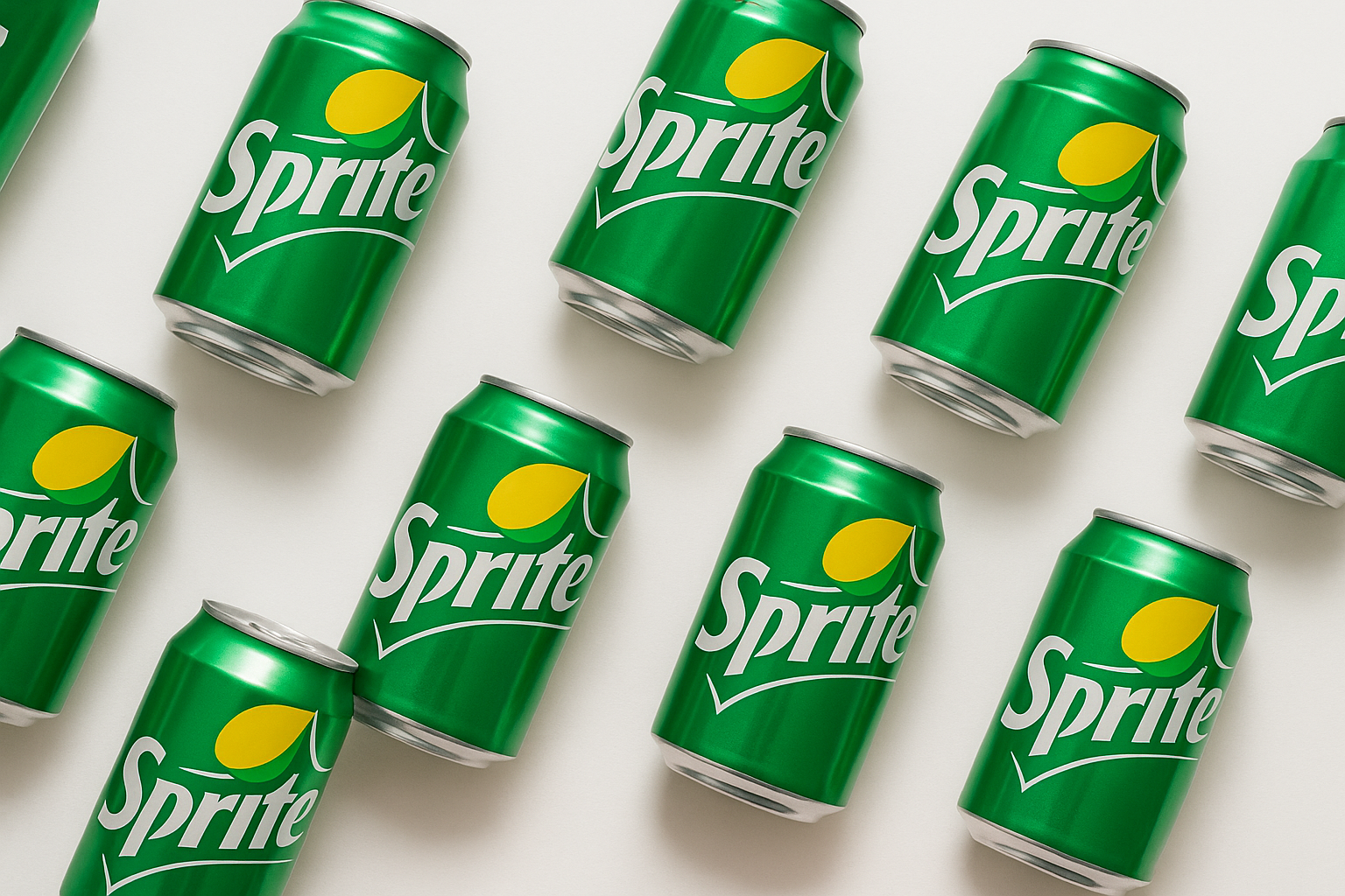 Sprite Dosen, weißes Hintergrund