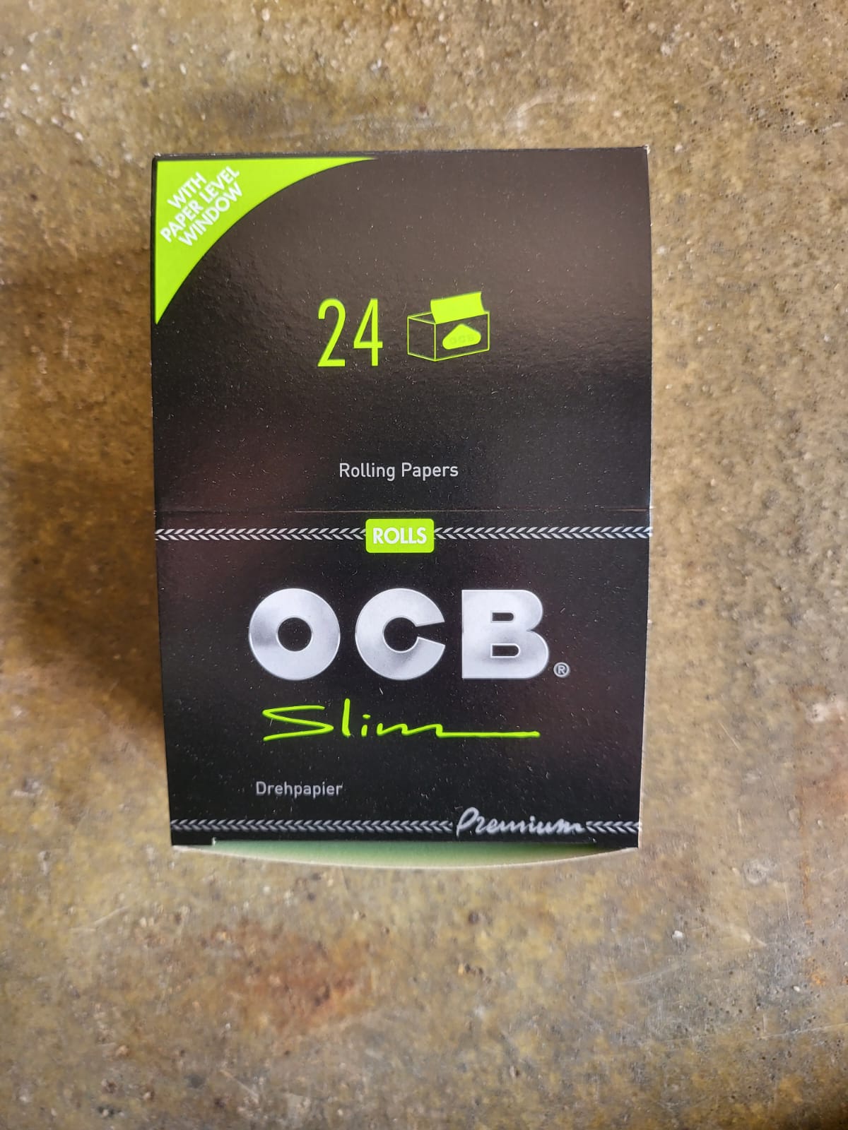 OCB Slim Premium Rolls – 24 Rollen Drehpapier (Großpackung)