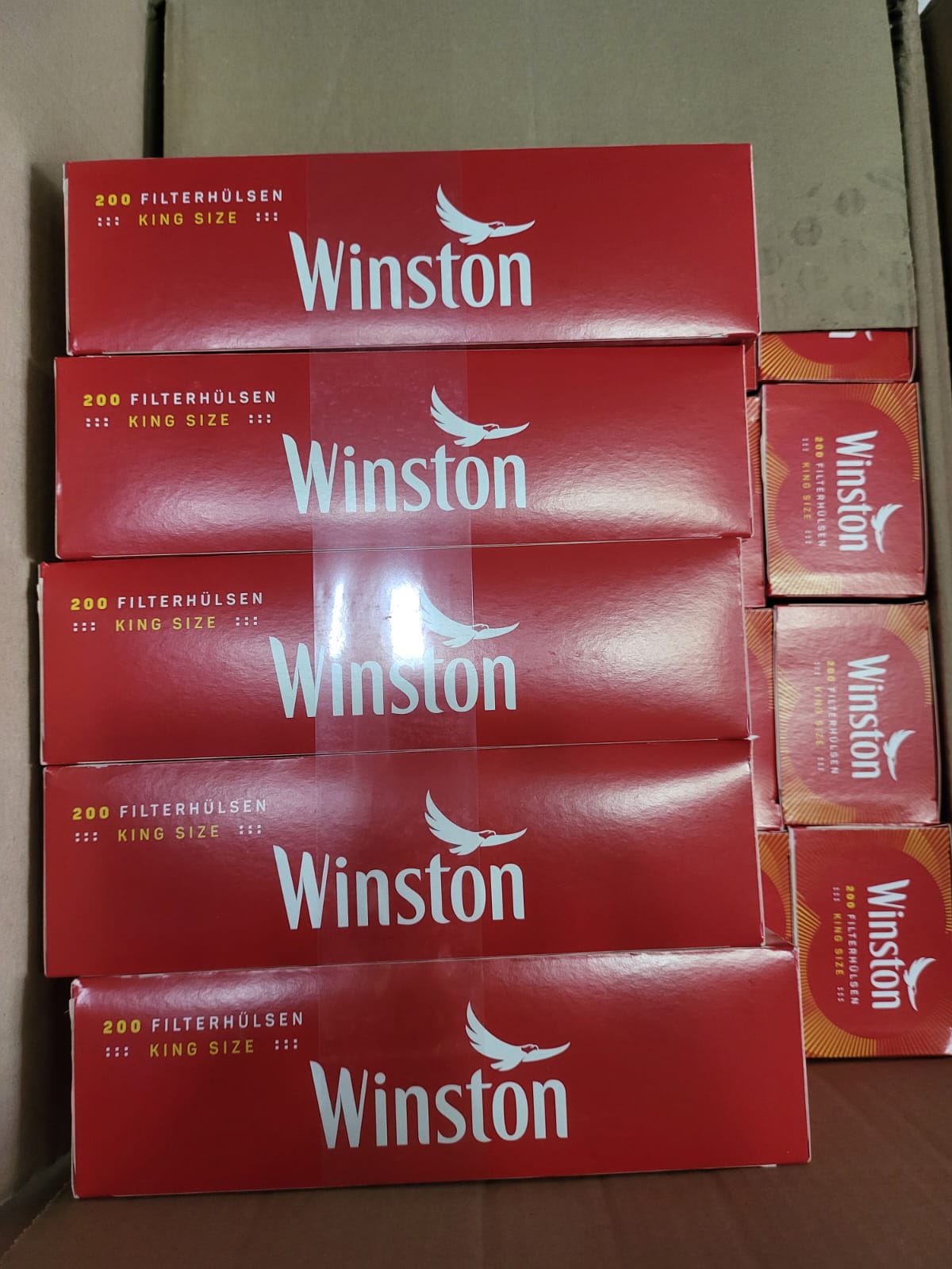 Winston Filterhülsen King Size – 200 Stück (50er Set)
