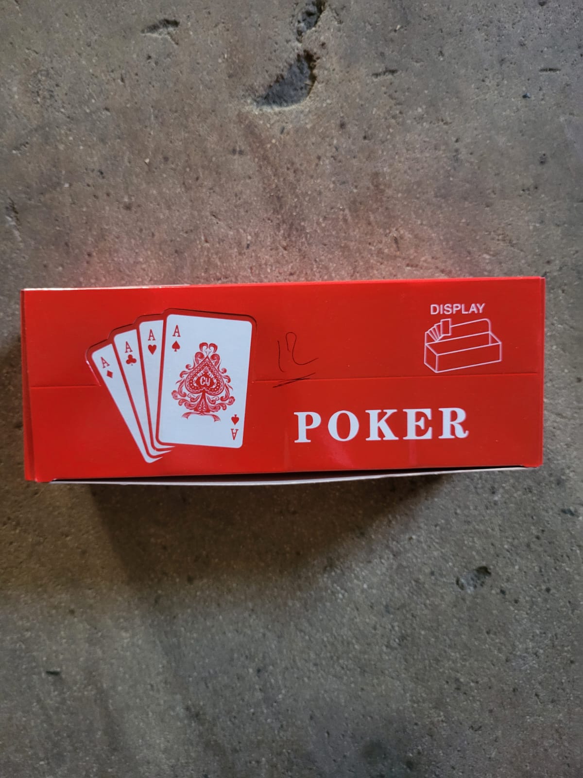 Poker Spielkarten – Display mit 12 Decks (1x12 Stück)